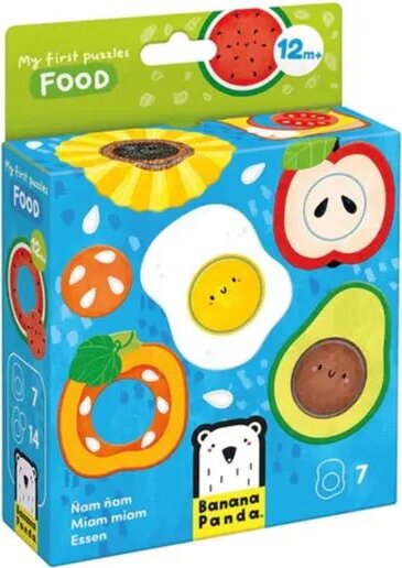 Banana Panda Ételek 7 darabos Első kirakóm