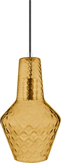 Ledvance Vintage 1906 Carved Bottle E27 függesztett lámpatest - Narancssárga
