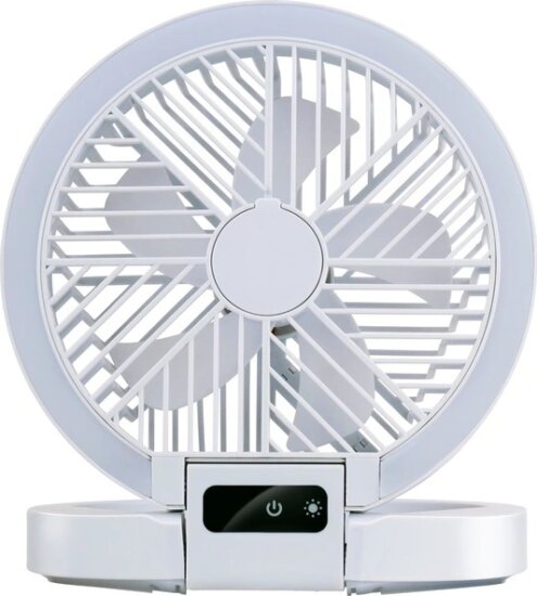 Lifetime Air 871125243648 Akkus asztali ventilátor 22cm - Fehér