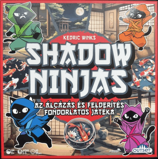 Outset Shadow Ninjas családi társasjáték