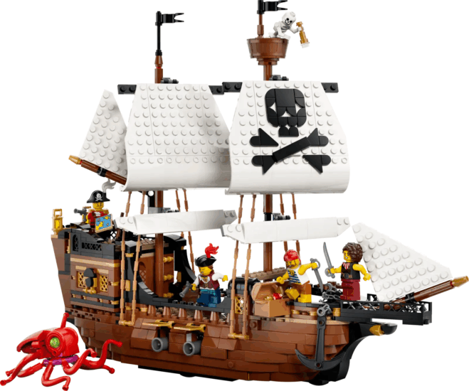 LEGO 31387 Creator - 3az 1ben Ikonikus kalázhajó