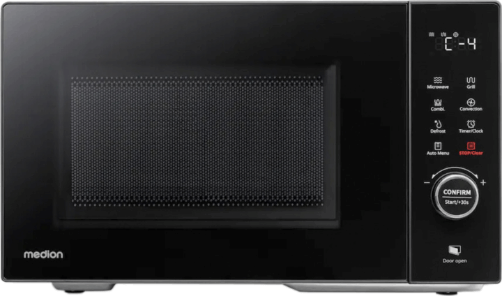 Medion MD12031 Mikrohullámú Sütő 23L 900W - Fekete