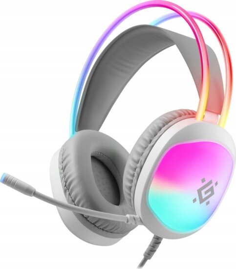 Defender Eclipse 62440 Vezetékes Gamer RGB Fejhallgató Headset - Fehér
