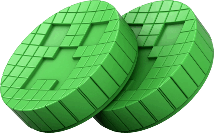 SteelSeries KontrolFreek No-Slip Nintendo Switch 2 Joy-Con / Pro Thumb Grips - Creeper Edition
