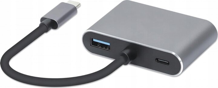 iBox IUHCHDVGA USB-C 4-port HUB 100W (1x HDMI + 1x VGA + USB 3.2 Gen 1 + PD)