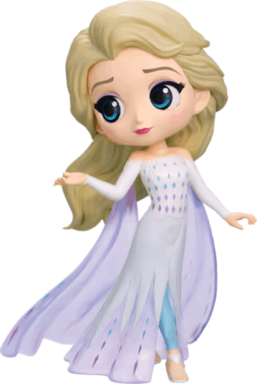 Banpresto Q POSKET Disney Jégvarázs 2 figura - Elsa 14cm (A Verzió)