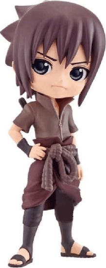 Banpresto Q POSKET Naruto Shippuden figura - Sasuke 14cm (B Verzió)