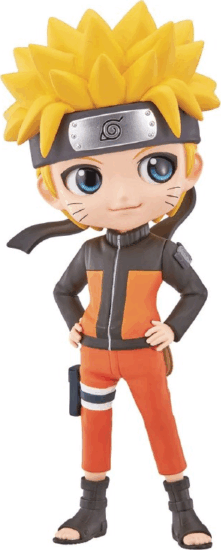 Banpresto Q POSKET Naruto Shippuden figura - Naruto 14cm (A Verzió)