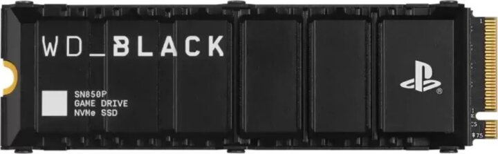 Western Digital Black SN850P 4TB PS5 NVMe PCIe 4.0 M.2 SSD Hűtőbordával