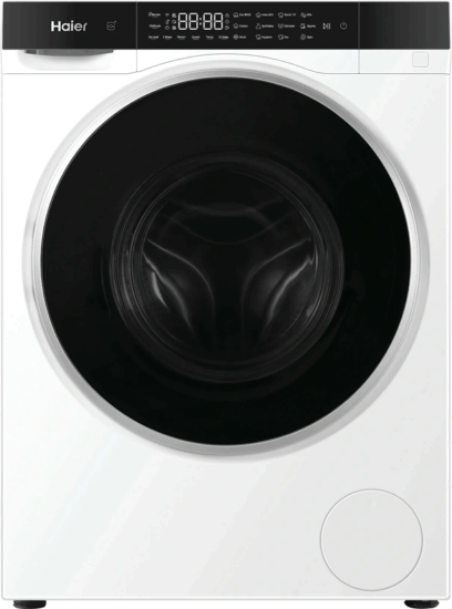 Haier HWD50-BP12307U-S Elöltöltős Mosó / Szárítógép 5/2,5 kg - Fehér / Fekete