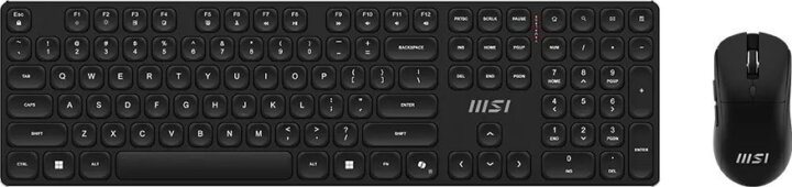 MSI Forge K210 Wireless Billentyűzet + Egér US - Fekete
