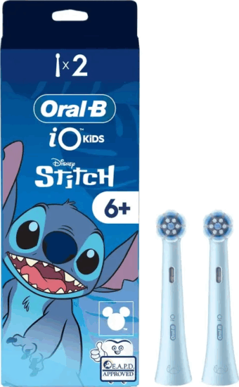 Oral-B iO 930802 Elektromos Gyermek fogkefe Pótfej - Stitch mintás (2db)