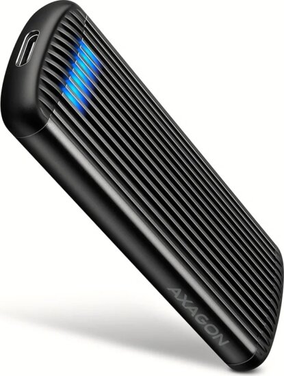 Axagon EEM2-SC M.2 USB-C 3.2 Gen 2 Külső SSD ház - Fekete