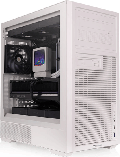 Thermaltake Retro 360 TG Midi Torony számítógépház - Szürke