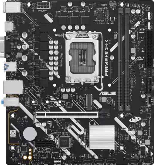 Asus PRIME H810M-K DDR5 socket LGA1851 mATX Alaplap