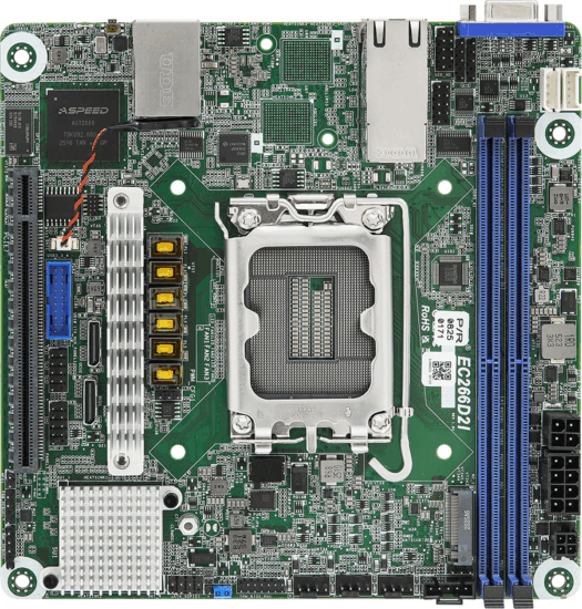 Asrock EC266D2I Intel C266 DDR5 LGA1700 mITX Alaplap