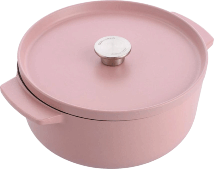 KitchenAid Öntöttvas Lábas 22cm 3.3L - Rózsaszín