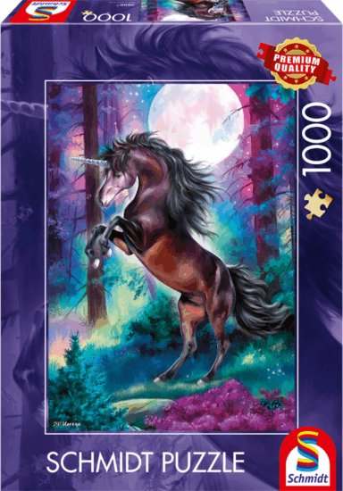 Schmidt Spiele 58887 Egyszarvú teliholdkor 1000 darabos puzzle