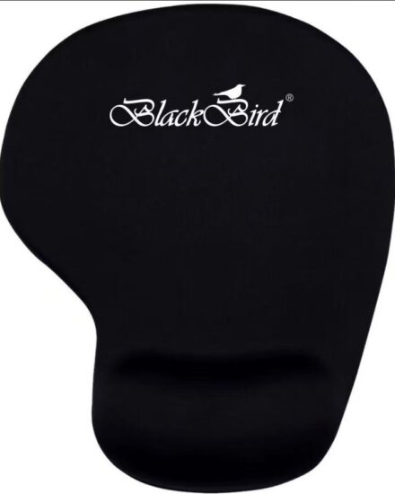 BlackBird BH1767 Office FocusPad Ergonomikus Egérpad - Fekete