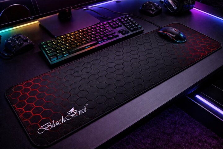 BlackBird BH1827 TacticField Gaming Egérpad 700 x 300mm - Fekete mintás