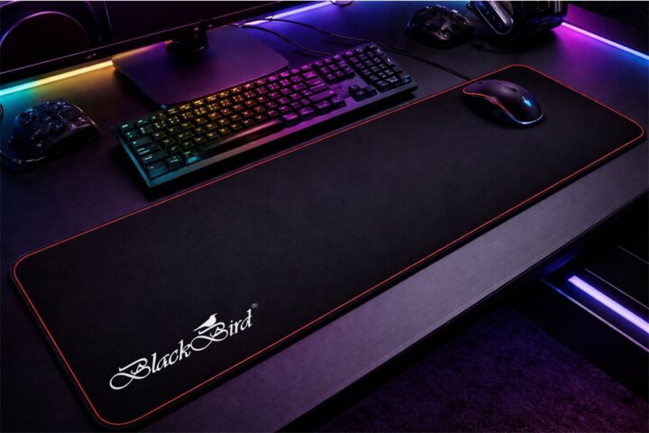 BlackBird BH1825 DeepBlack Gaming Egérpad 900 x 400mm - Piros/Fekete