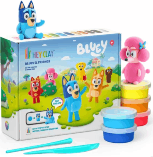 Hey Clay Gyurma szett - Bluey