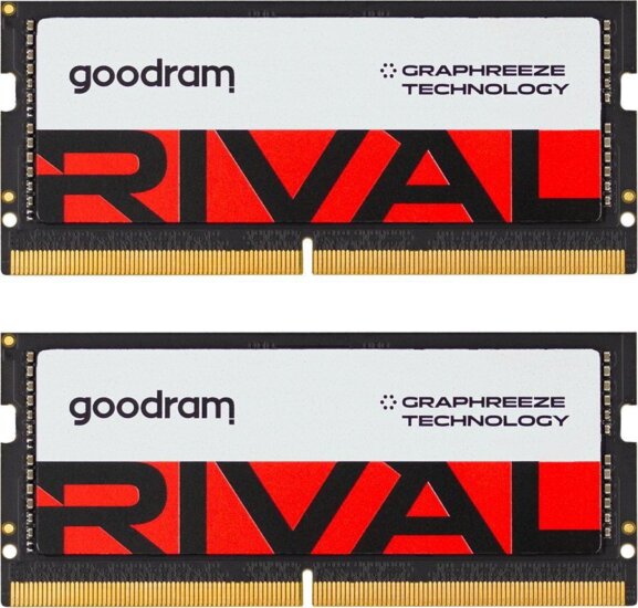 Goodram 64GB / 5600 RIVAL DDR5 SoDIMM CL40 Dual Notebook RAM KIT (2x32GB)
