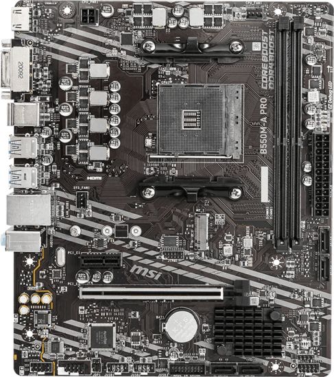 MSI PRO B550M-B AMD AM4 mATX Alaplap