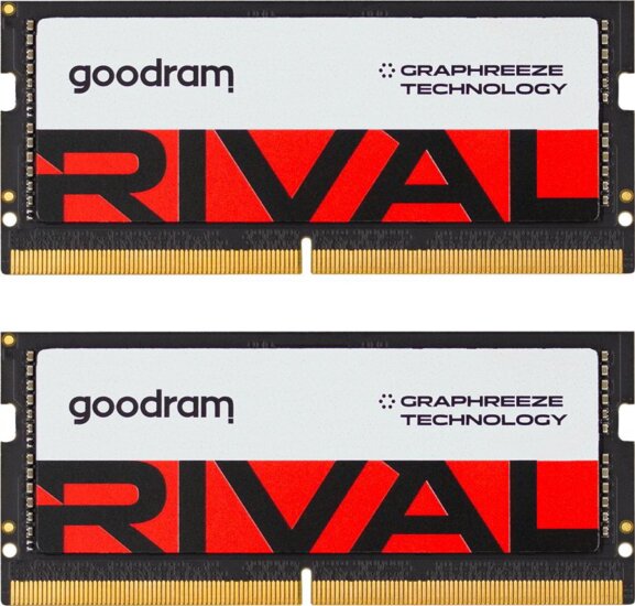 Goodram 32GB / 5600 RIVAL DDR5 SoDIMM CL40 Dual Notebook RAM KIT (2x16GB)