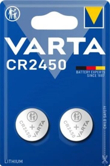 Varta Professional CR2450 Lítium Gombelem 3.0V (2db/csomag)