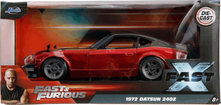 Jada Toys Fast & Furious 1972 (F10) Datsun fém autó modell 1:24