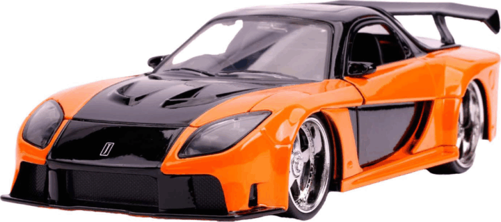 Jada Toys Fast & Furious Mazda RX-7 fém autó modell 1:24