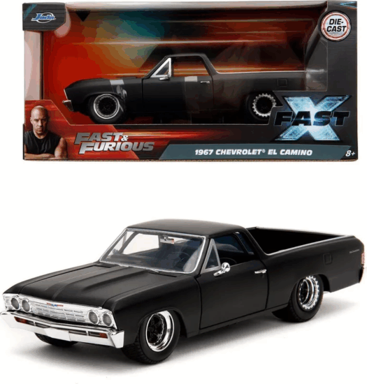 Jada Toys Fast & Furious 1967 (F10) El Camino fém modell autó 1:24