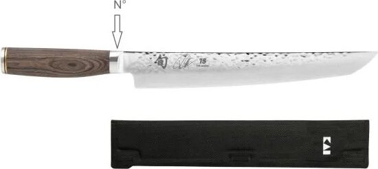 KAI Shun Premier Tanto Japán Konyhakés 25,5cm - Szürke / Barna