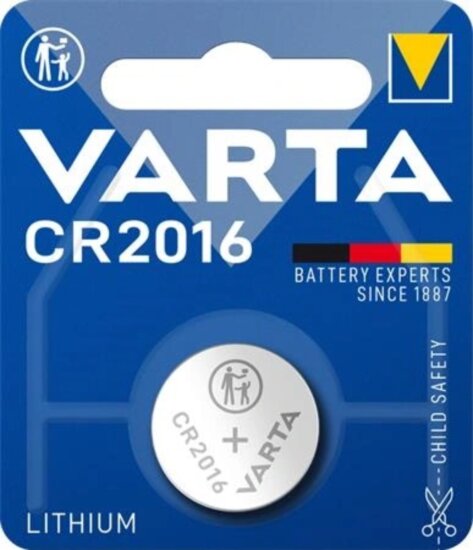 Varta 6016112401 CR2016 Lítium Gombelem 3.0V (1db / csomag)