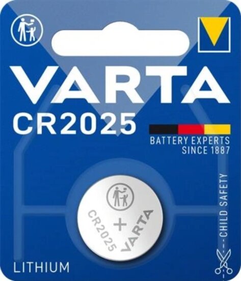 Varta 6025101401 CR2025 Lítium Gombelem 3.0V (1db / csomag)