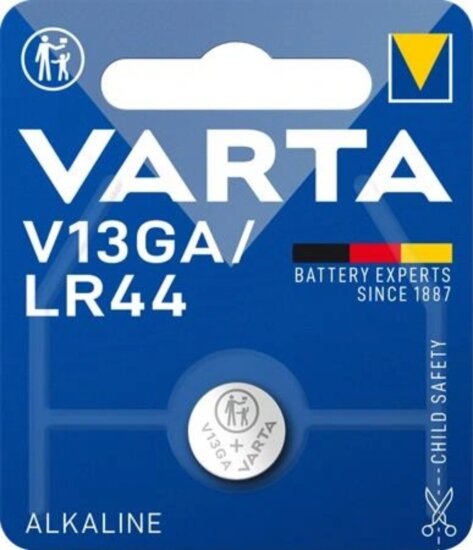 Varta 4276101401 LR44 / V13GA Alkáli Gombelem 1.5V (1db / csomag)