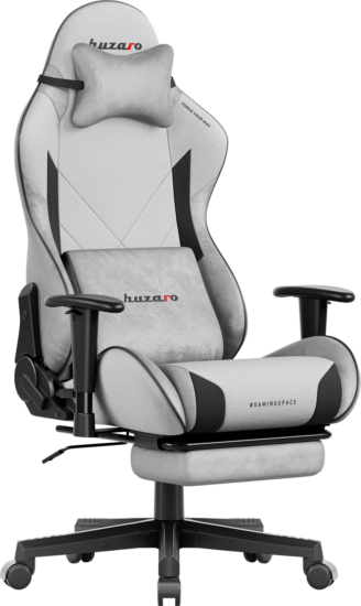 Huzaro Force 5.7 Gamer szék lábtartóval - Szürke