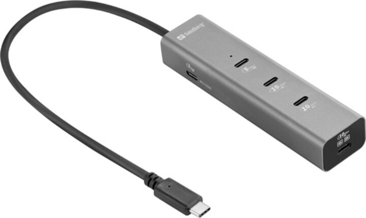 Sandberg 136-78 Univerzális 5in1 USB-C Notebook Dokkoló Állomás 100 Watt