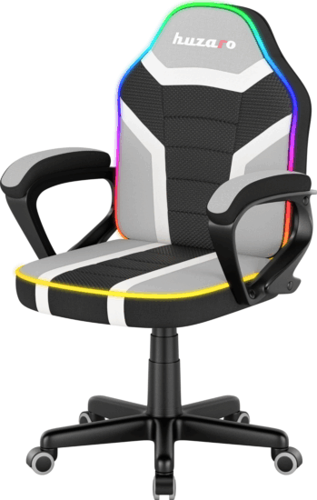 Huzaro Ranger 1.0 RGB LED Gamer szék - Szürke/Fekete