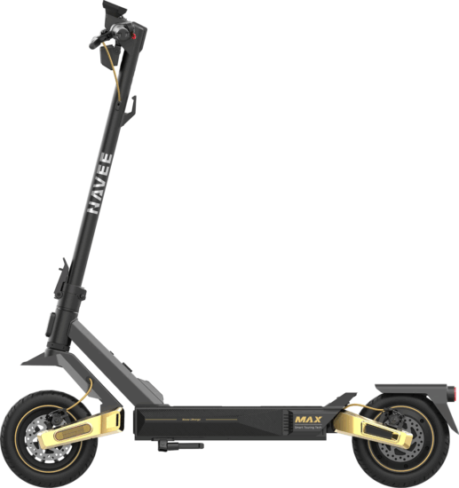 Navee ST5 MAX Elektromos roller (25km/h / 1650W) - Fekete/Arany