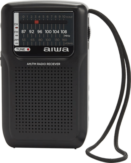 Aiwa RS-33 Hordozható AM/FM zsebrádió - Fekete