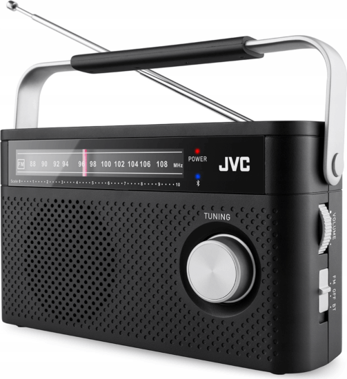 JVC RA-E315B Hordozható FM/Bluetooth Zsebrádió - Fekete