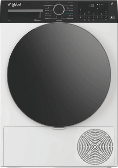 Whirlpool WP A9X WBS EE Hőszivattyús Szárítógép 9kg 194kWh - Fehér