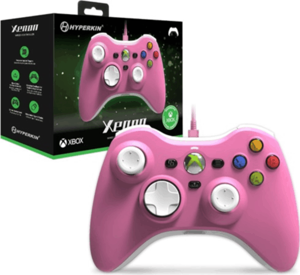 Hyperkin M01368PI Vezetékes Kontroller Gamepad (Xbox Series|One/Windows 11|10 ) - Rózsaszín