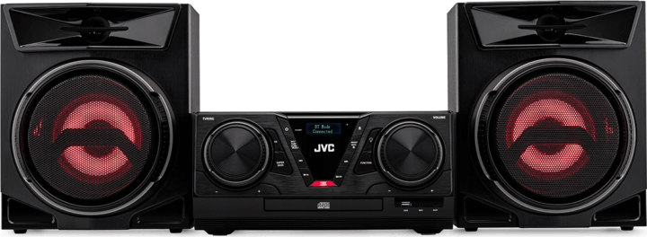JVC MX-E325B-DAB Mini Hi-Fi Torony 2x50 Watt - Fekete