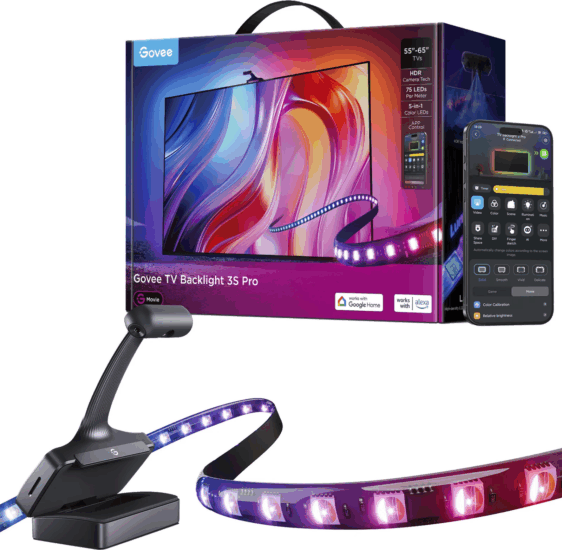 Govee TV Backlight 3 Pro LED Háttérvilágítás dekoráció Govee TV Backlight 3 Pro LED Háttérvilágítás dekoráció