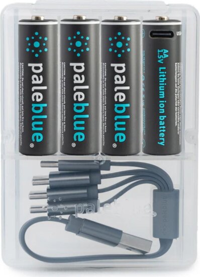 Paleblue PB-AA-C Újratölthető Lítium Ceruzaelem AA USB-C 2000mAh 1.5V (4db/csomag)