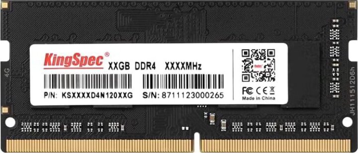 KingSpec 8GB / 3200 DDR4 CL18 SODIMM Single Notebook RAM