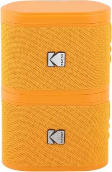 Kodak BRIXOR2 Soundbrix Mini Hordozható Bluetooth Hangszóró 10W 2db - Narancssárga